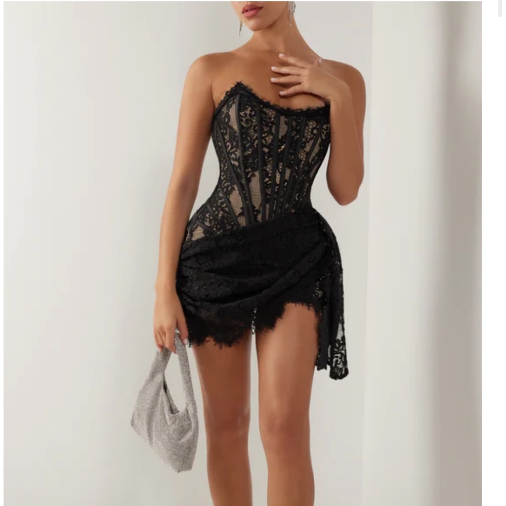 This is a corset dress from Heiress Beverly Hills!